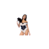 Costume sexy de soubrette 2 pièces 
